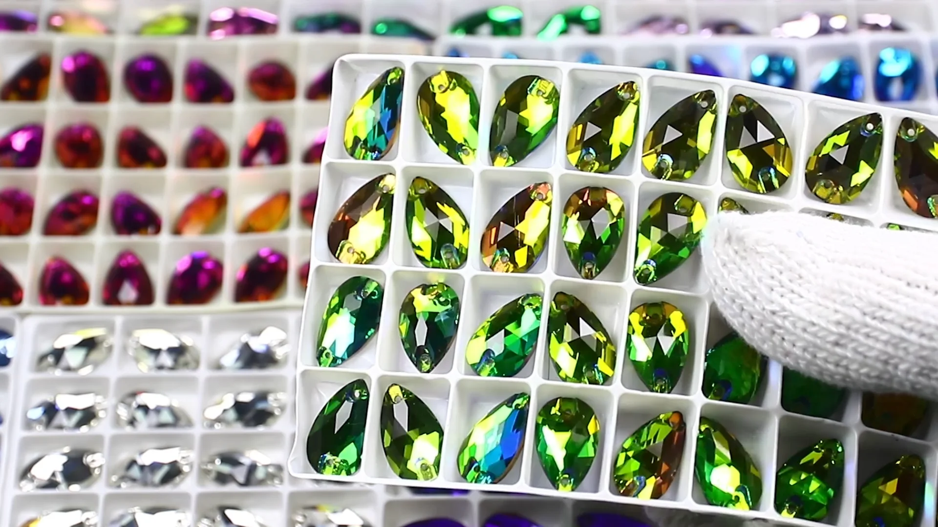 Wholesale Tear Drop Sew On Rhinestone,Bulk Sold Crystals For Dresses