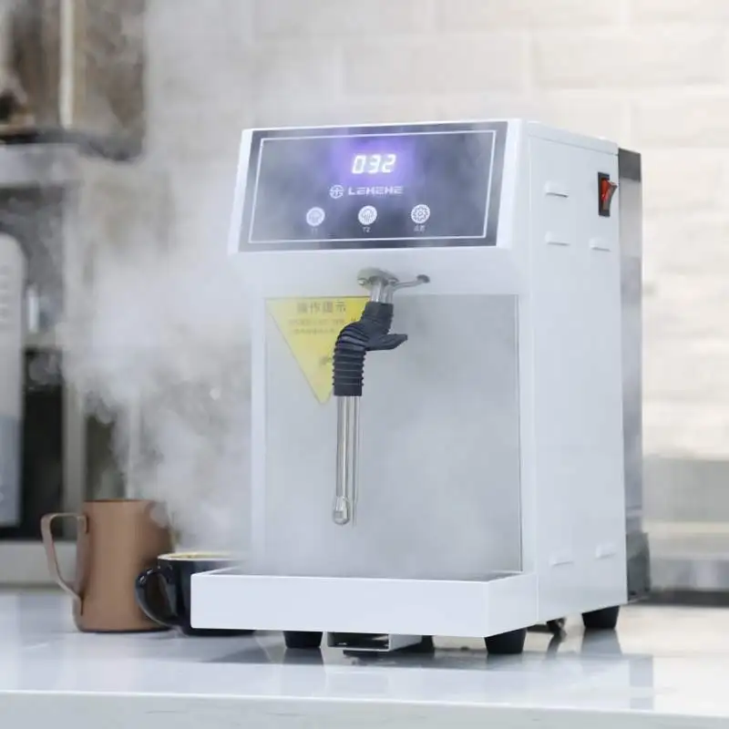 LEHEHE Commercial Steaming Milk Frother 2250W Power