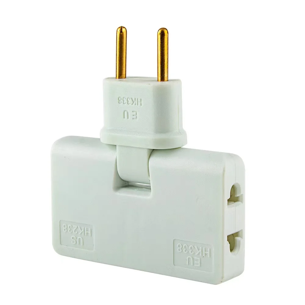 Rotating Plug Adapter 3 In 1 Extension Plug Electrical Adapter 180