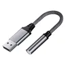 USB negro a 3,5 mm