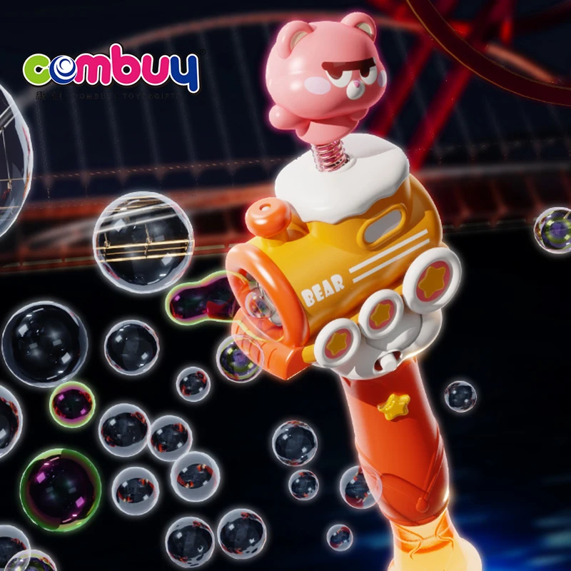 Pistola De Burbujas De Conejo De Pascua – Máquina Automática De Burbujas Con Solución, Juguete Para Niños