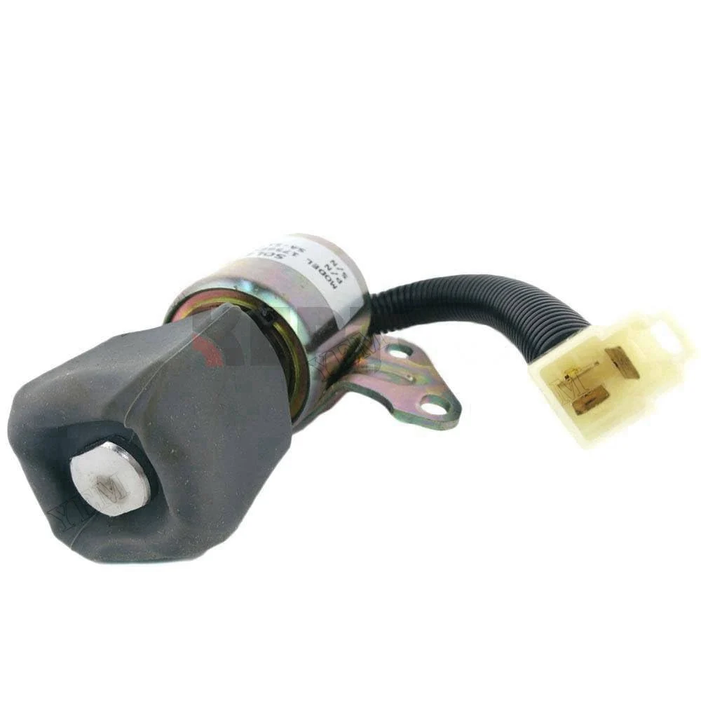 12V Fuel Shutoff Solenoid SA-5176-12 1756ES-12SUC5B1S5 for Kubota Engine D722 D902 Z482