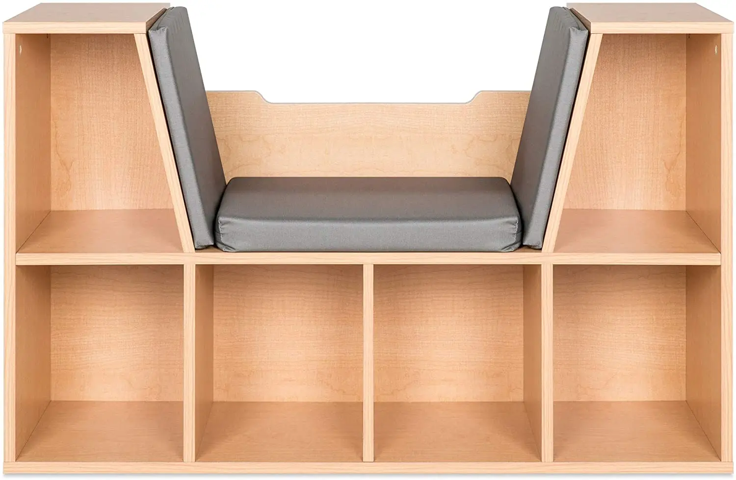 
 Combohome детская спальня Многофункциональный 6-Cubby органайзер для хранения подушечка скамейка для чтения детский книжный шкаф  