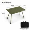 Aluminum alloy tactical table - military green