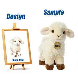 Shengye Toys Custom Plushies Animal Toy Doll Professional Company Promotional Gift Cartoon Stuffed Animal Goat Sheep Plush Toy