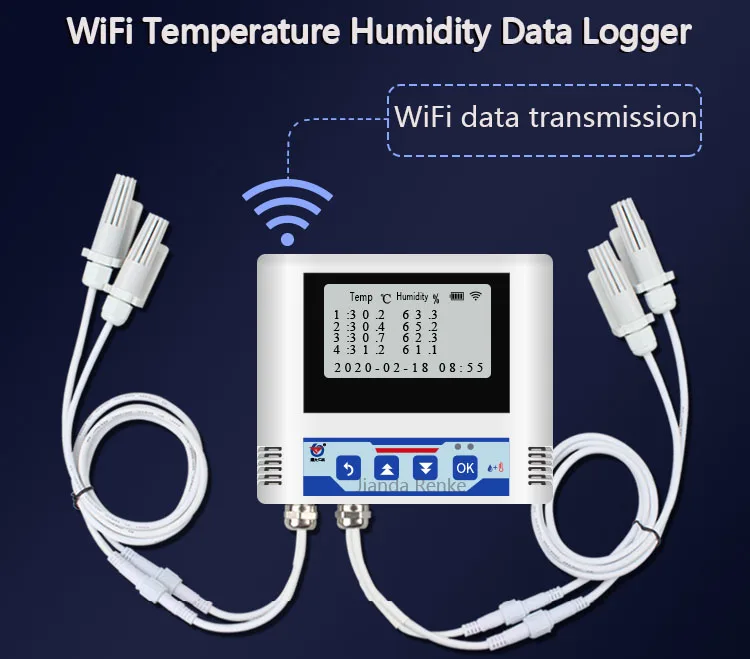 Best WiFi Temperature Humidity Sensor for Monitor Remotely - Renke