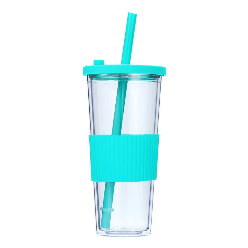 New 24oz Double Wall Drinking Cup Large Capacity Juice Drinking Cup ...