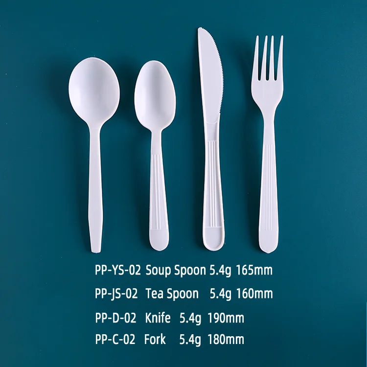 Heavy Duty Disposable Cutlery Flatware Sets Plastic Utensils Disposable
