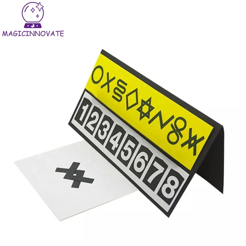 Графический Цифровой предсказаний волшебный трюк Волшебный реквизит символ телепатии ежегодное собрание представление на день ребенка волшебная игрушка для сцены