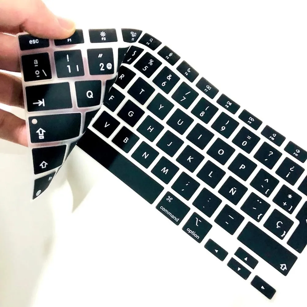 Французский испанский чехол для клавиатуры Macbook Air13 M1 A2337 Защитная пленка ноутбука 2020 13Air наклейка на клавиатуру A1466 A1932
