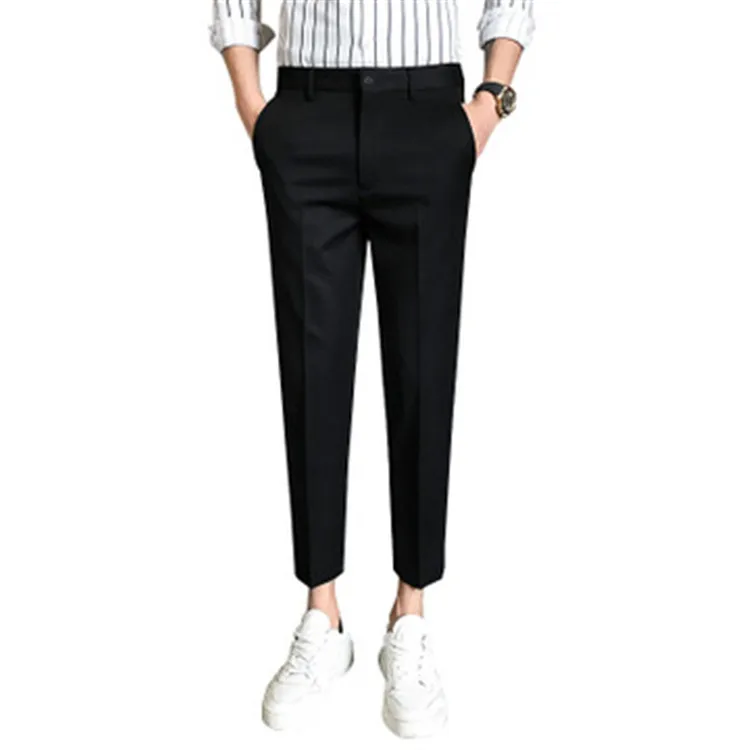 MANCREW Black, Cream Formal Pant For Men - Formal Pants combo