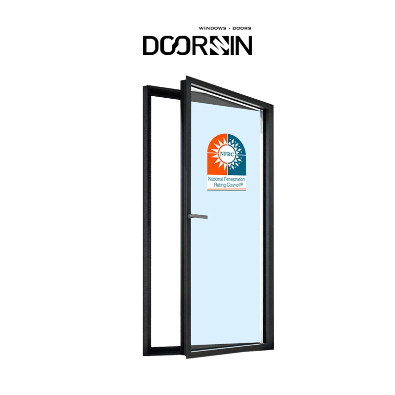 German Style Huge Narrow Aluminium Glass Doors And Windows Aluminum Out