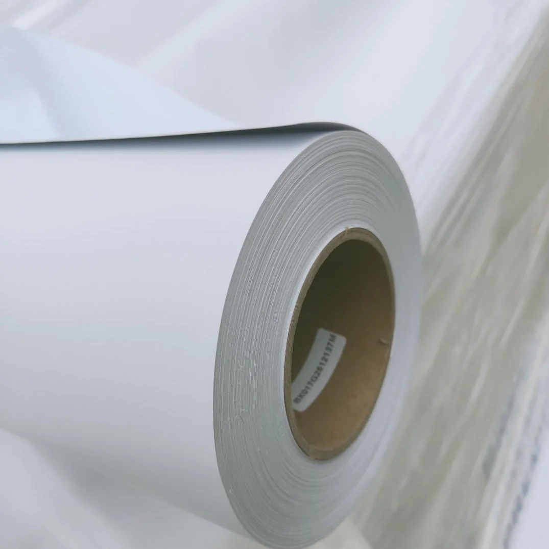 PVC Flex Printable Imprimable Advertising Banner Advertising Equipment Self Adhesive Vinyl Sticker Roll Outdoor Banner