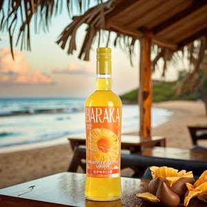 FASTKING Fast Delivery Pineapple Liqueur Fruity Flavor 700ML Bottle Multiple Flavors Customizable Bulk Beverage Supplier