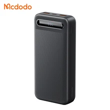 Mcdodo 389 Power Bank 20000mah 3 Usb Digital Display External Battery Qc3.0 20W PD 22.5W Fast Charger For Iphone Samsung Xiaomi