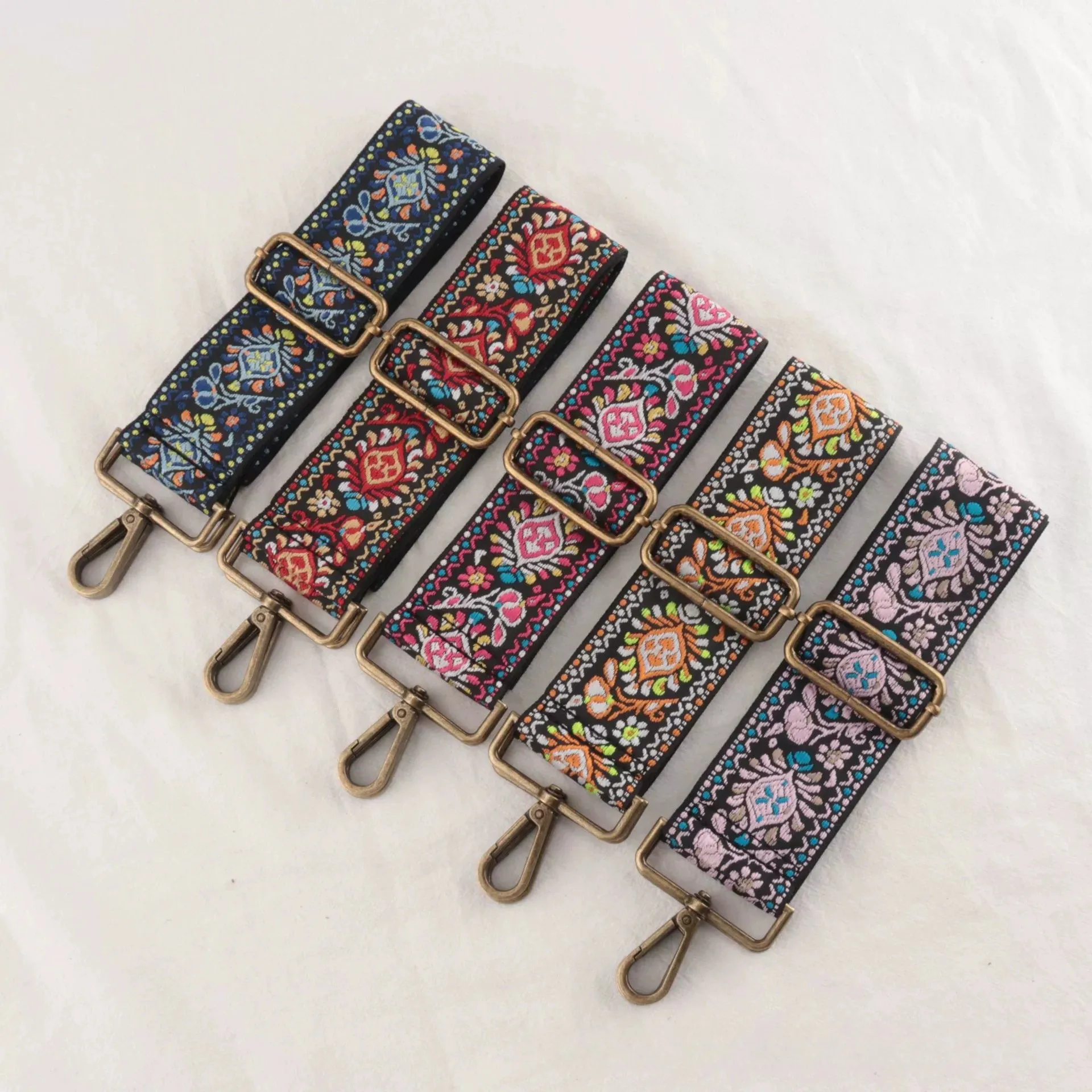 Cloxy Embroidery Adjustable Shoulder Straps for Handbags