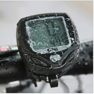 Wireless Bicycle Speedometer and Odometer Wireless Waterproof Cycle Bicycle Computer with LED Display