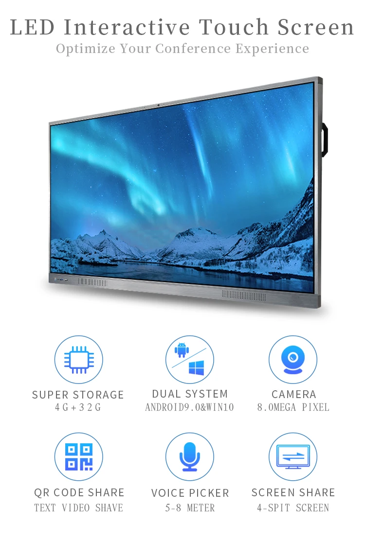 EIBOARD Interactive Smart Whiteboard ODM OEM Multifunction  Interactive Smart Board Best Price of Smart Board
