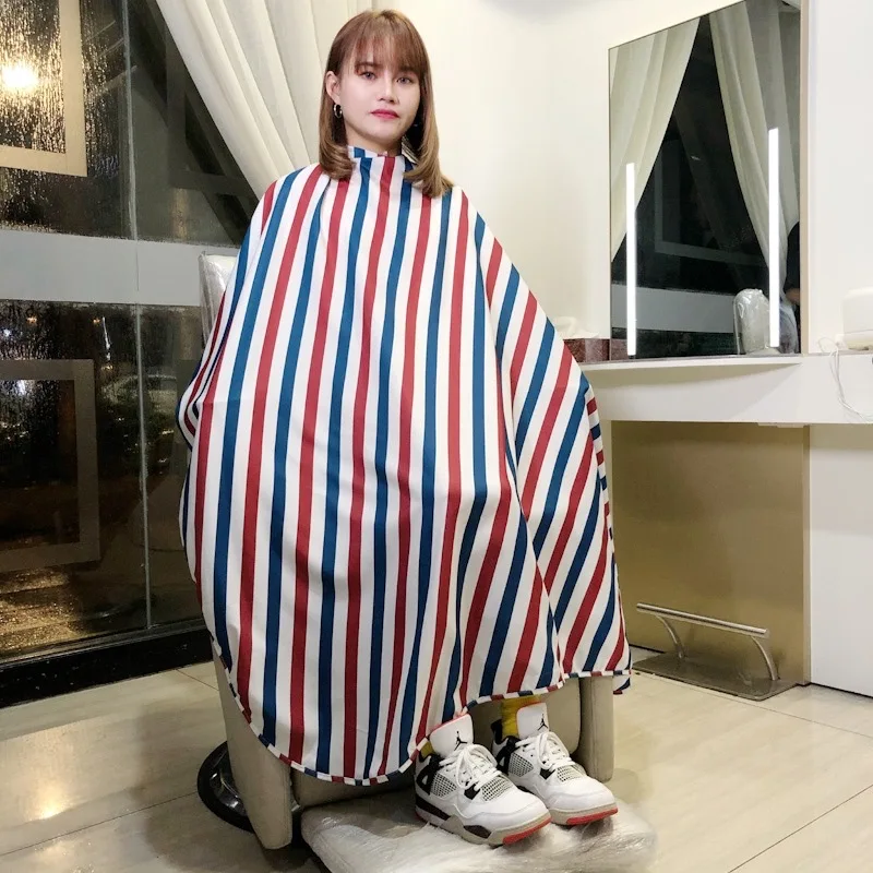 
 Оптовая продажа профессиональная Водонепроницаемая Парикмахерская накидка, накидка для стрижки волос для салона красоты с модным узором  