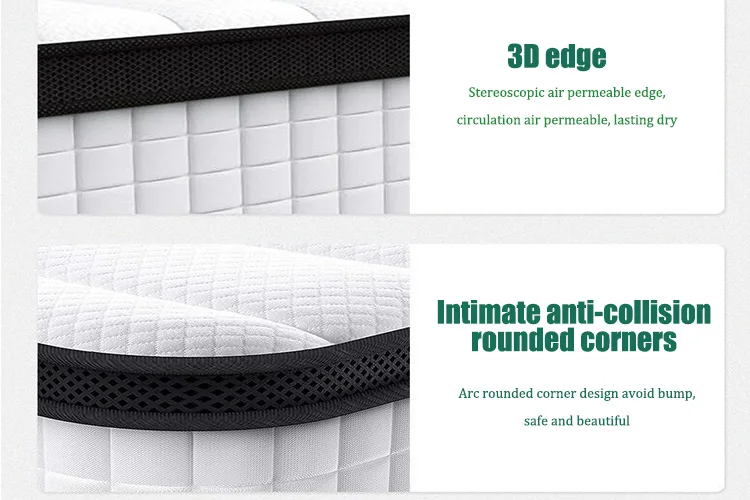 Cheap cotton 25cm high bed mattress density memory foam mattress