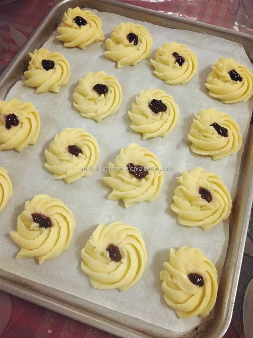 Cake Cookies making machine small automatic maker commercial biscuit press dropping forming depositor fortune cookie machine