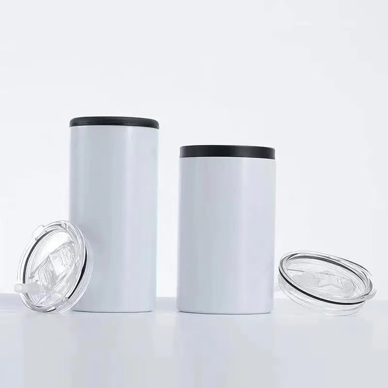 12oz Double Insulated Beer Can Cooler Stainless Steel Sublimation Can