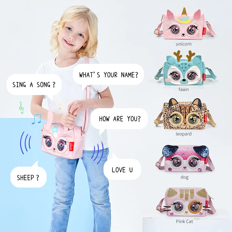 Fashionable Multifunction Kids Crossbody Music Shoulder Bag Waterproof Cell Phone Bag for Girls and Boys