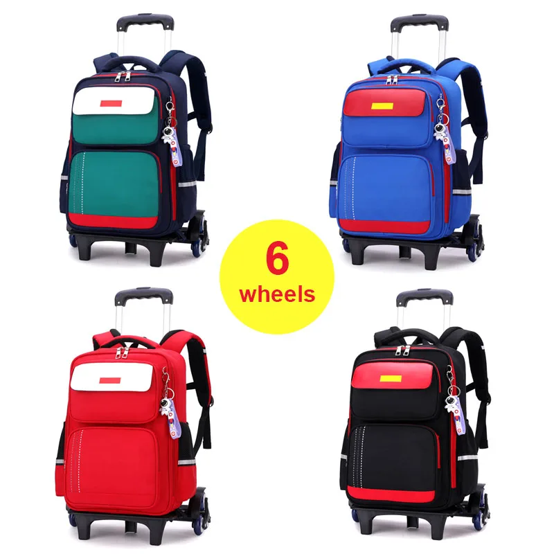 Trolley School Bags Children Bag Custom logo Backpack With Wheels Kids  Custom School Backpacks Set Trolly School Bags