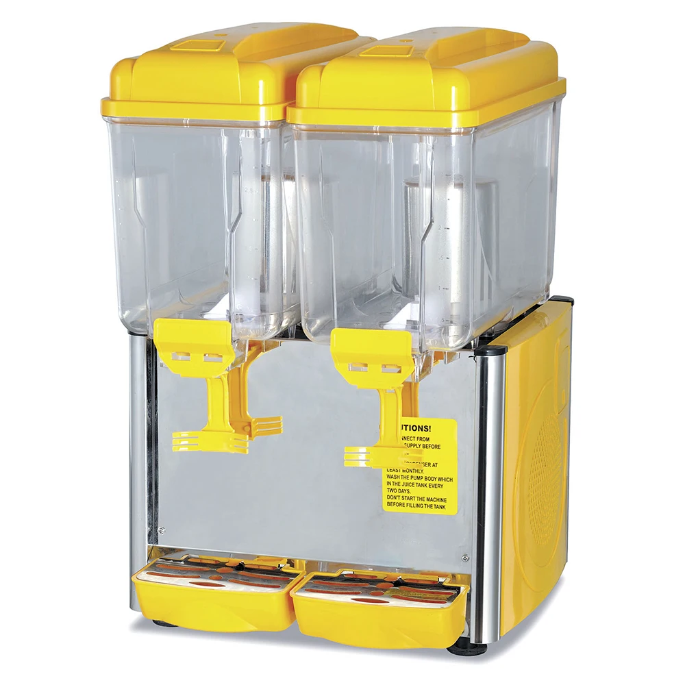 Two Function Spraying / Stirring 15L 2 Tanks Hot Sale Juice Dispenser Machine Juice Dispenser Beverage Dispenser