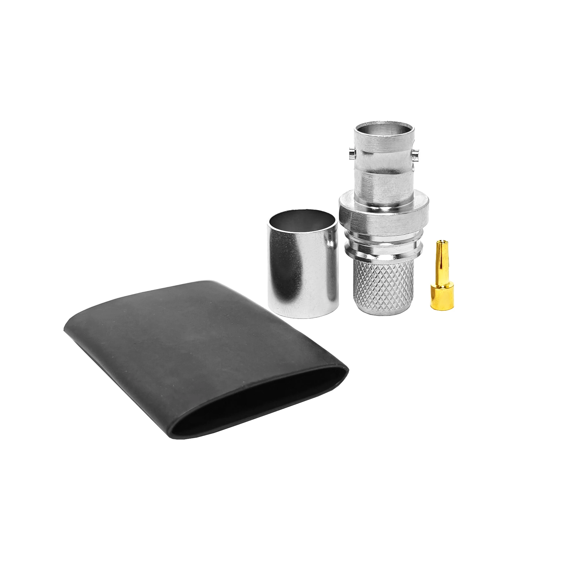 Factory Supply Connector 50 Ohm BNC Female Jack for LMR400 RG8 RG213 RG214 H 1000 RF Coax Coaxial Cable Connectors in Stock