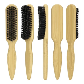 Beard and Brush with Soft Boar Bristles Comfortable Grooming Tool for Men Facial Hair Care for Beards Brush