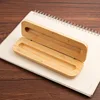 Scatola regalo ribaltabile in legno d'acero - singolo scomparto - penna non inclusa