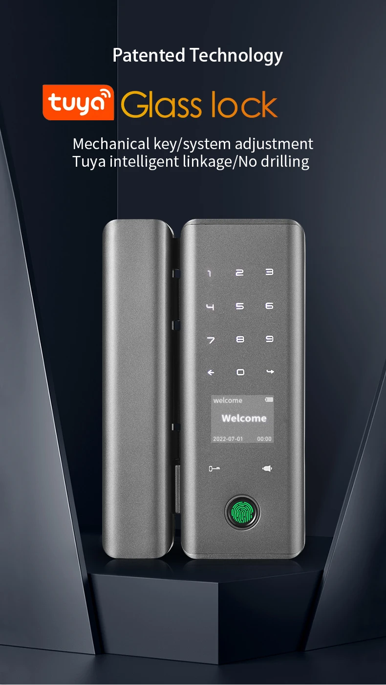 Factory Price Access Wifi Tuya Lock Electronic Door Locks for Homes Password App Unlocking Electronic Smart Door Lock