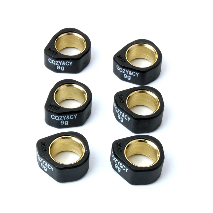 Racing Quality Roller Set / Variator Weights 20x12mm For Velvet125