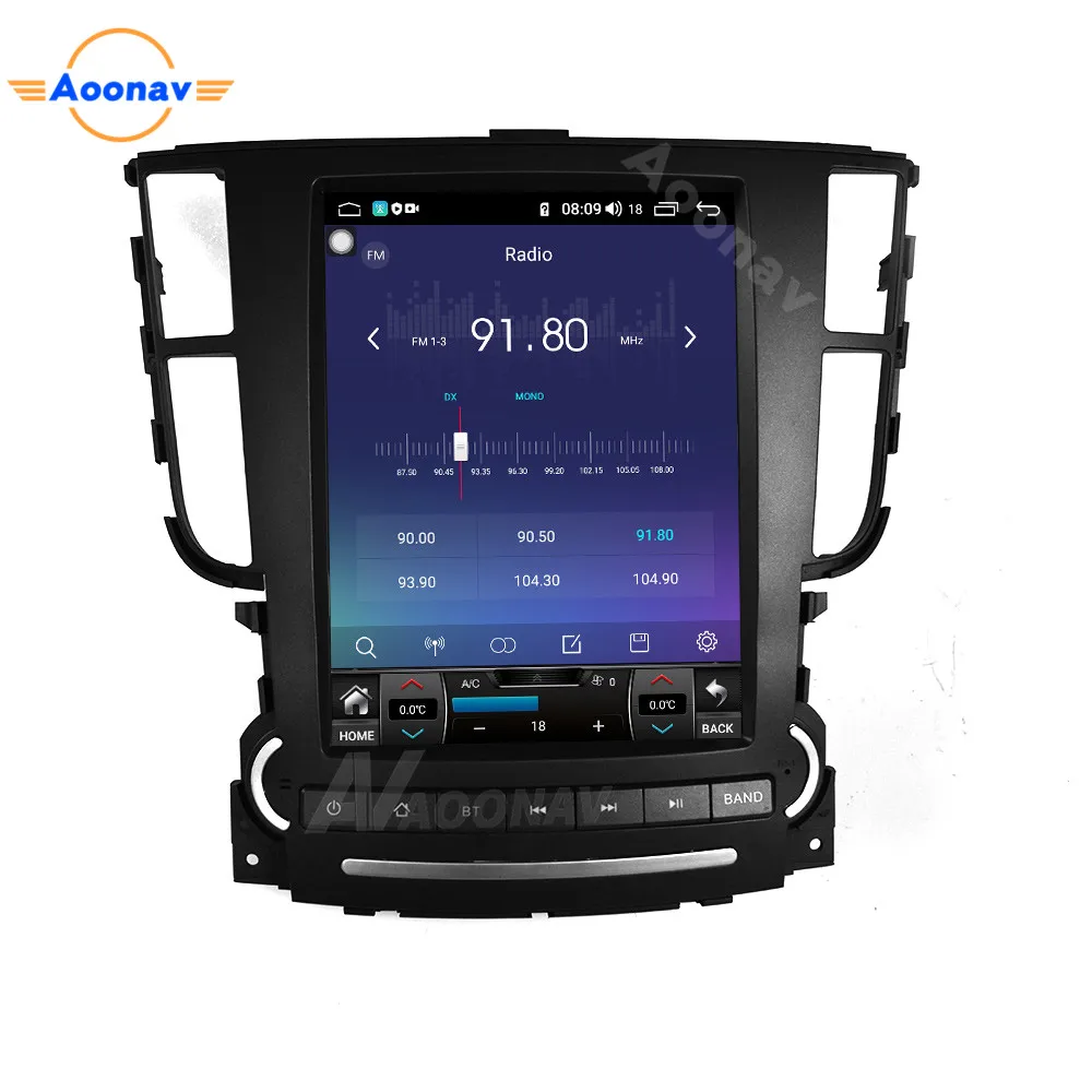 Tesla Vertical Screen Android 10 128G Car Radio Stereo for Acura TL 2004 2005-2008 GPS Navigation Support Steering Wheel Control