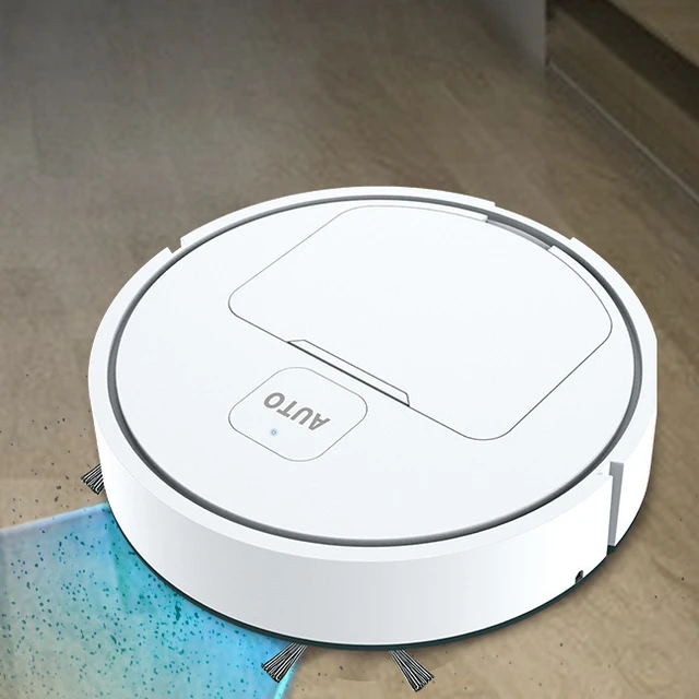 Mini Smart Robotic Vacuum Cleaner for Kids Wet Dry Sweeping Mute Cheap Household Robot Battery Powered EU UK US Plugs