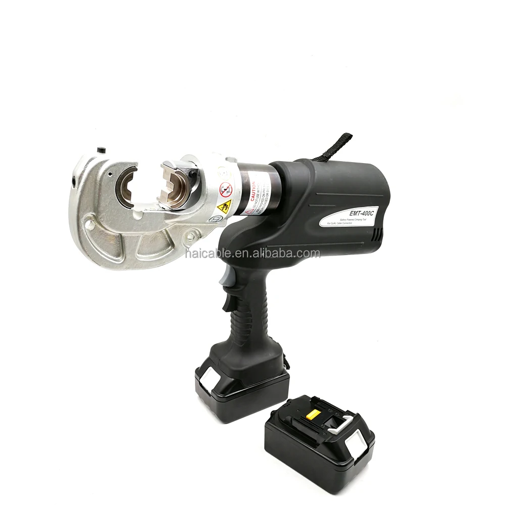 Battery Powered Hydraulic Crimping Tool Emt400c Hand Cable Crimper Buy Battery Powered