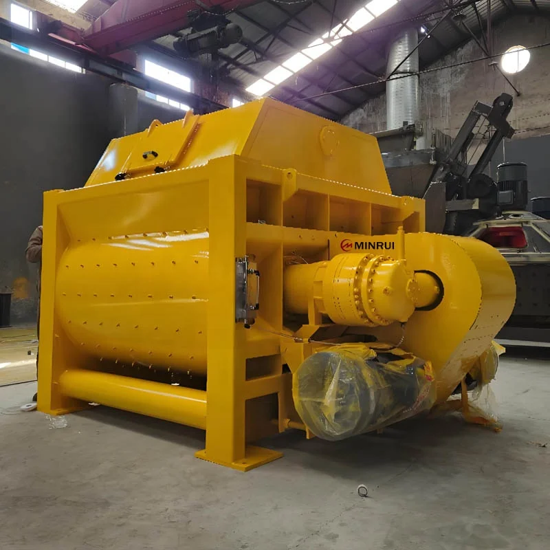 Minrui Mini Portable JS1500 Concrete Mixer 1500 Litre Cement Machine Skid Steer Attachment
