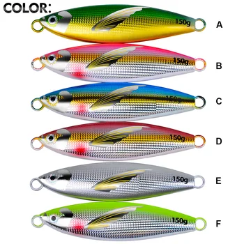 Deep Sea Iron Plate Lead Fish Long-Distance Sinking Live Bait Metal Bait Slow Shake Imitation Fake Bait Fishing Gear Wholesale – Metal Jig – view 4