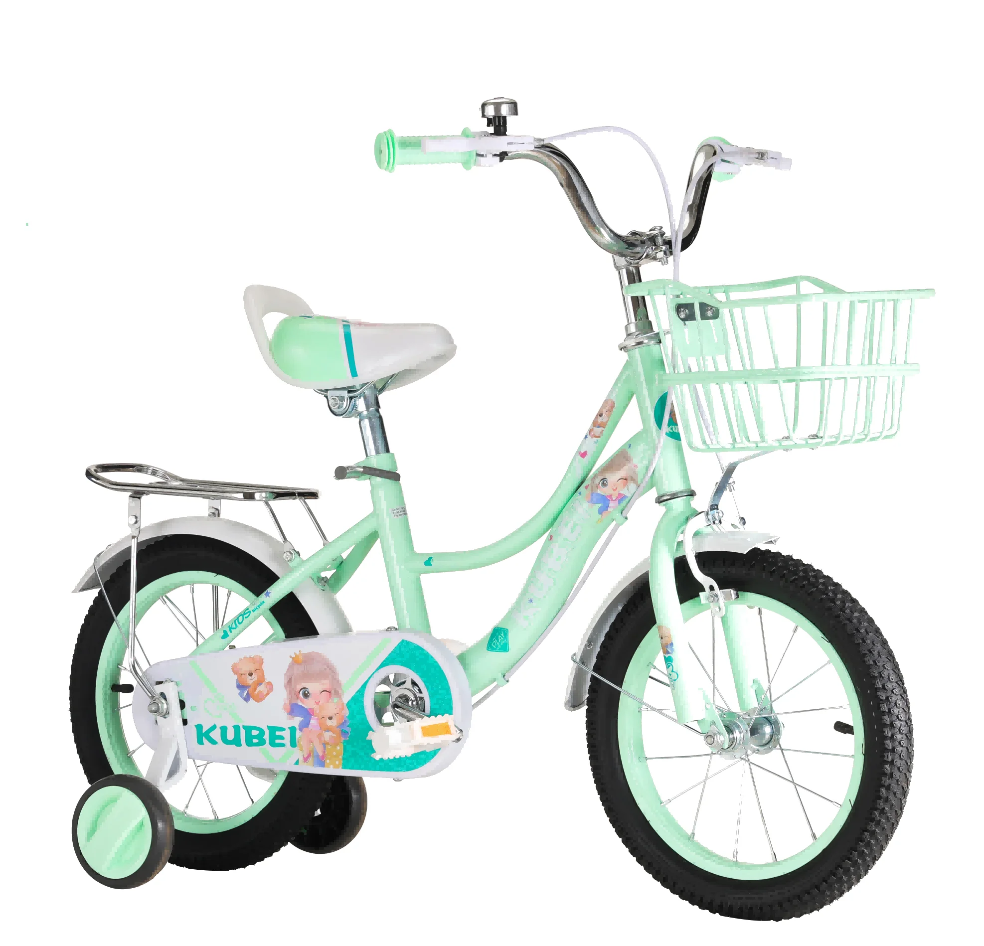 Bicicleta Infantil para Meninas com Quadro de Aço Alto, 12, 14, 16, 18  Polegadas / Novo Modelo de Bicicleta Infantil Única / Bicicleta para  Meninas Bebês, image size:1974x1898
