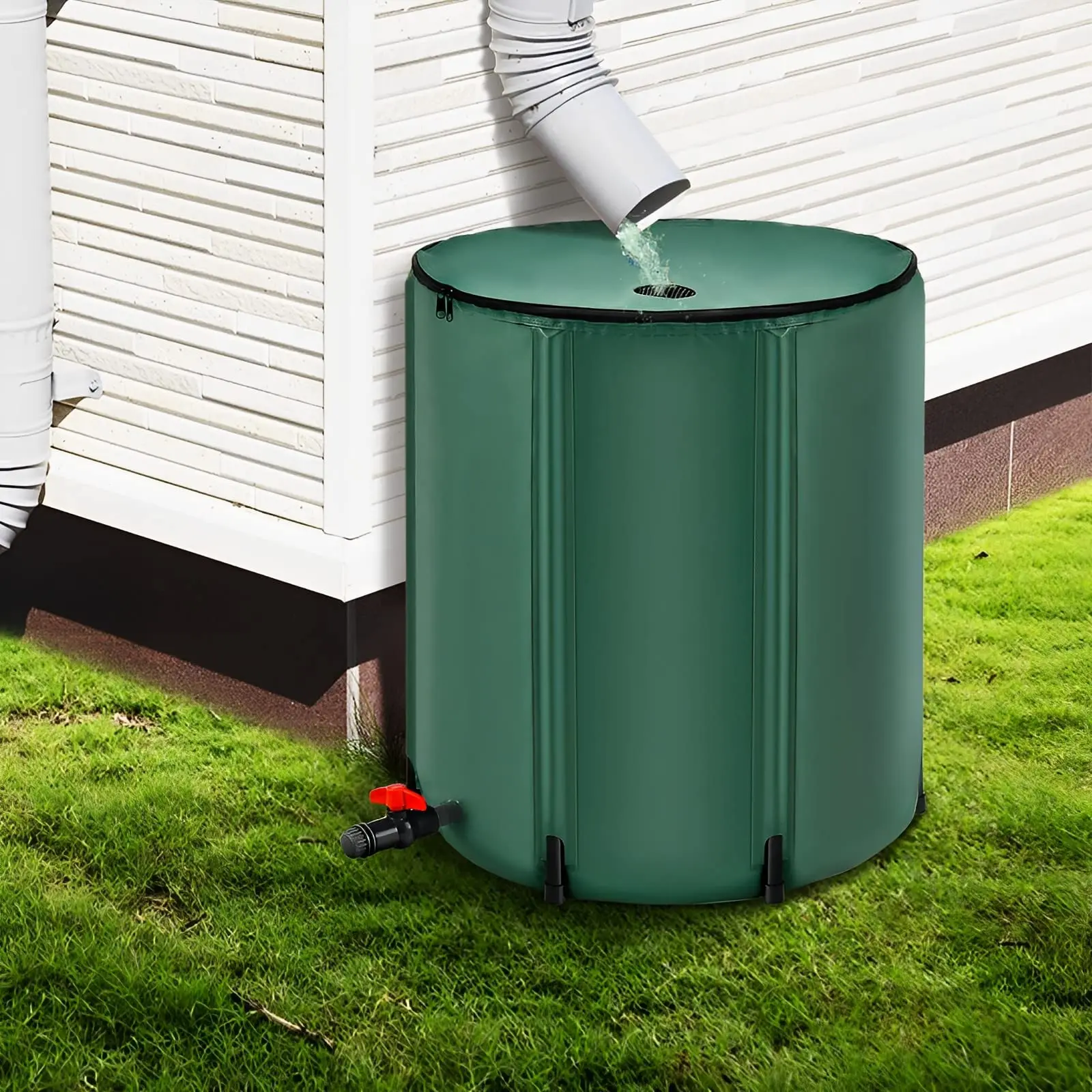 Portable 50l 100l 160l 250l 500l Garden Collapsible Rain Water Barrel ...