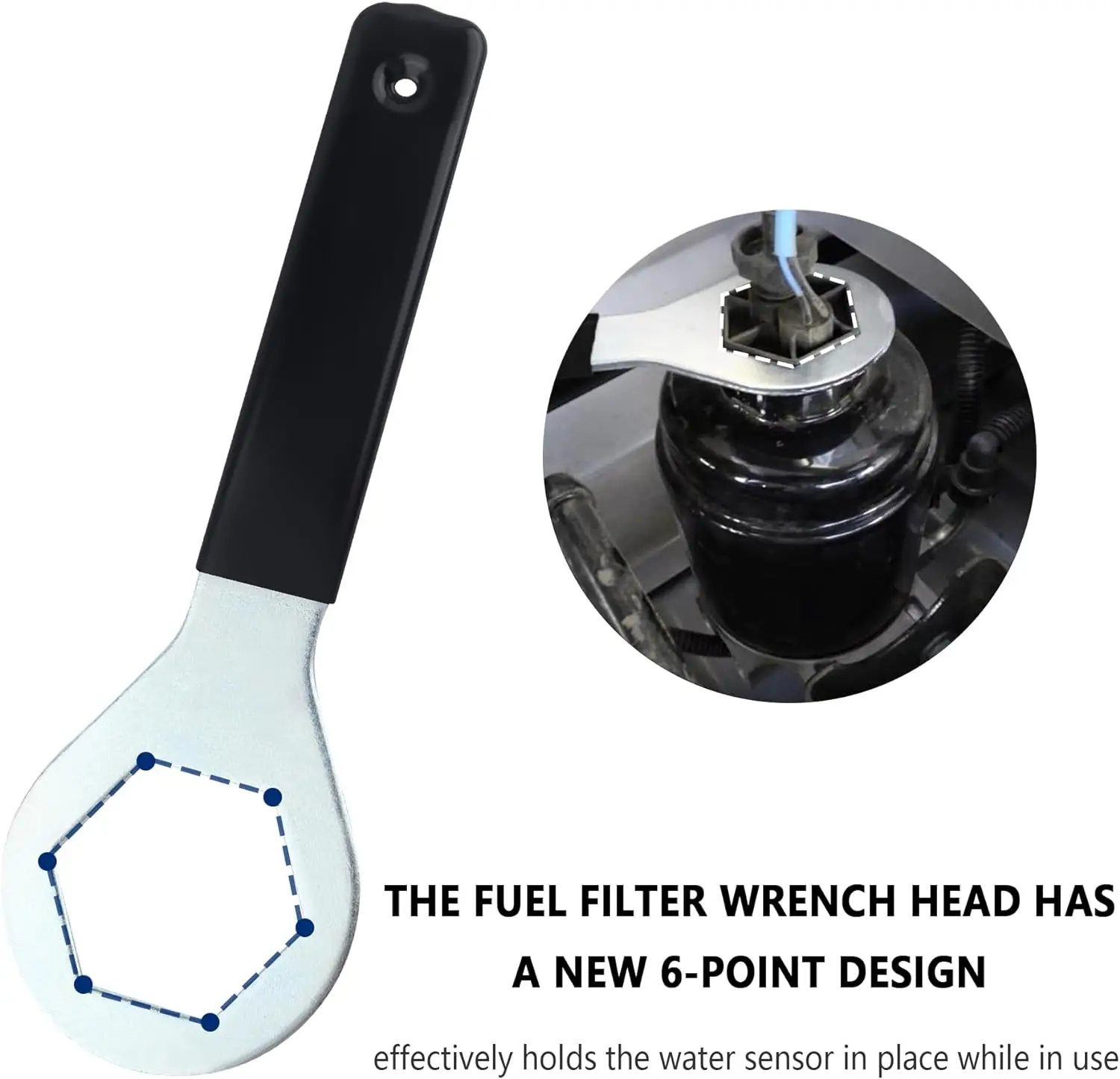 Professional Water Sensor Wrench Fuel Filter Wrench for 2012 and 6.6 L ...