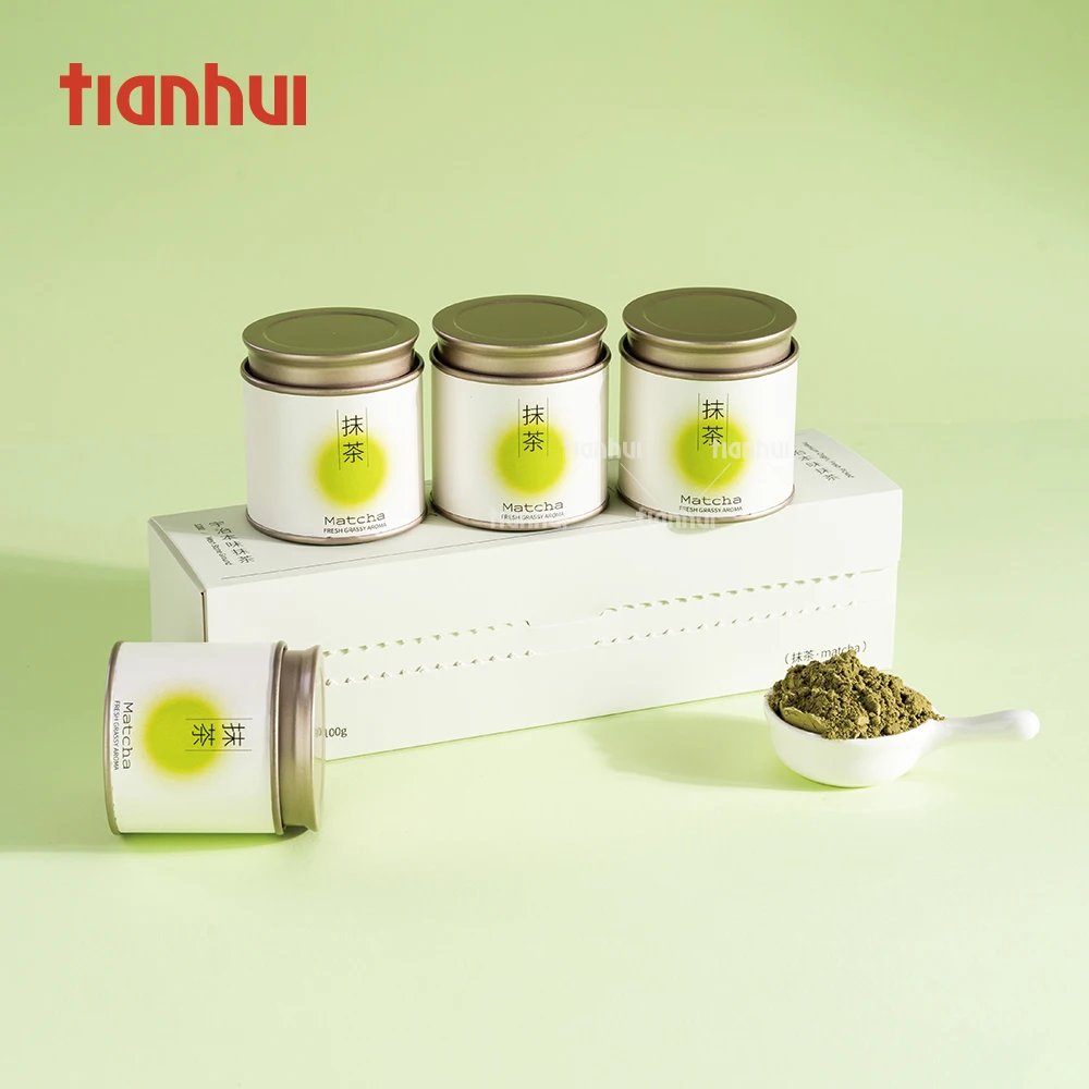 Kutia e Thjeshtë të Përkulshme me Zipper të Tianhui për Paketimin e Dhuratës së Setit të Matchas