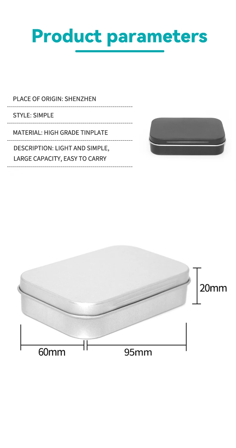 Odm Oem Factory Wholesale Small Batch Stock Custom Silver Black Candy