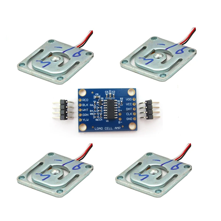 SC134 Full Bridge Flat Load Cell 10kg 30kg 50kg 75kg 100kg 150kg Weight Scale 50kg LoadCell for Counter Scales