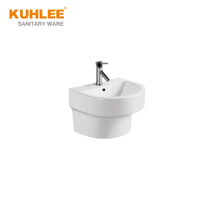 Popular Design Sanitary Ware Wall Hung Basin Bathroom Wash Hand Basin Wall Mount Sink
