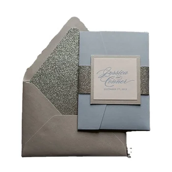 Custom India wedding card luxury invitation with RSVP envelope