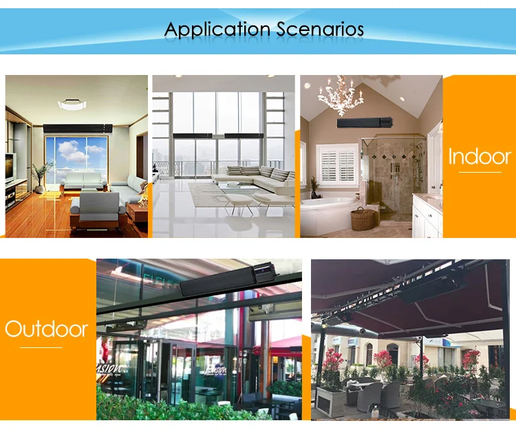 Infrared Radiant Heater, IP44, Ceiling, Wall, 1800w - detail 26