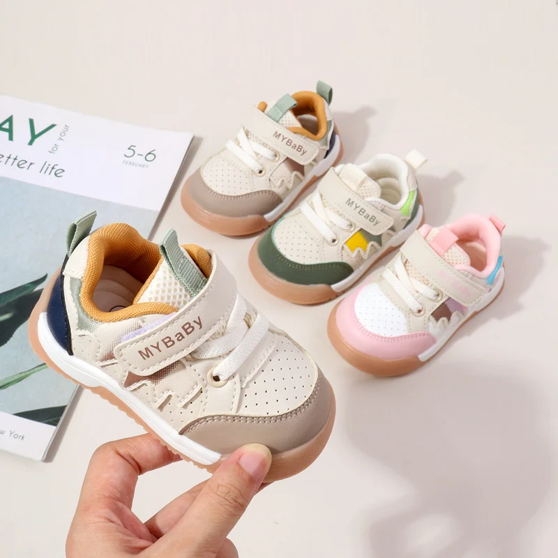 High Quality 2025 Spring Autumn Style Casual Kid Shoes Toddler Walking Shoe Boys and  Girls 1-3 Years