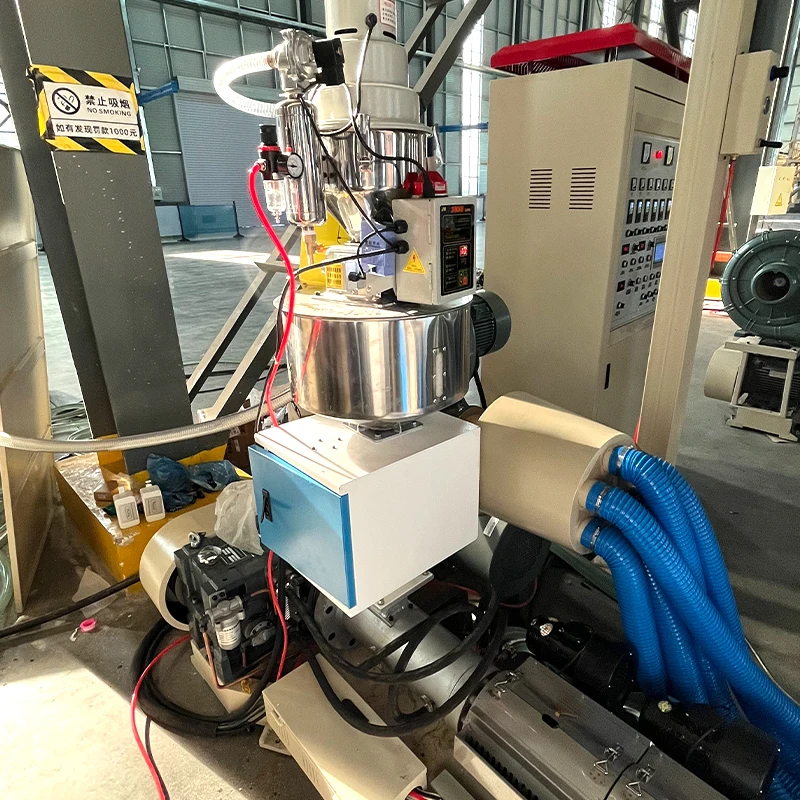 High Speed Film Blowing Machine with Printing Machine Hdpe/Ldpe  Bags Film Production Blow Film Machine